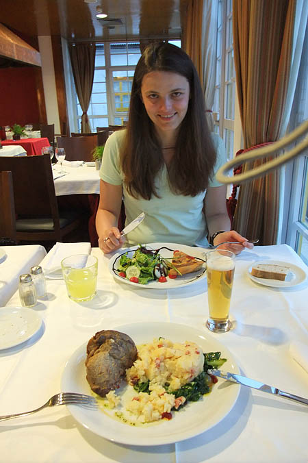 Portugal - Vorzügliches Abendessen im Hotel Serra de Estrela