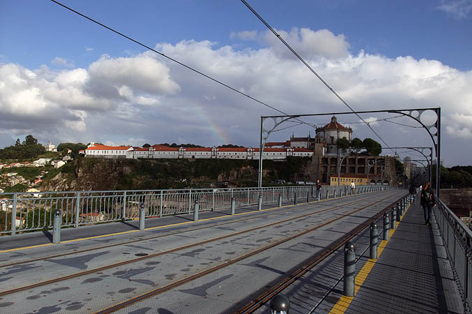 Portugal - Auf der Brücke nach Vila Nova de Gaia